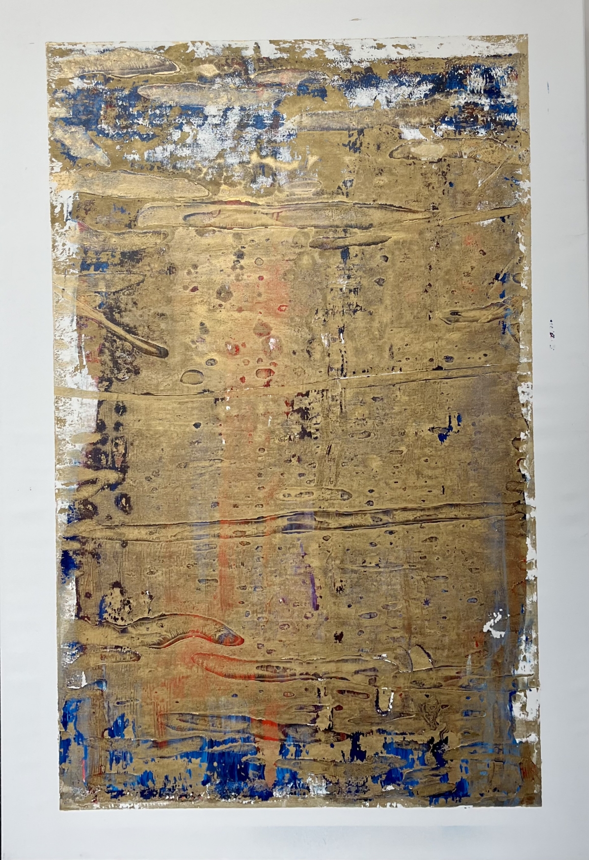 Goldene Komposition, 2015-2018, Öl auf Leinwand, 145x100cm, Foto: Jan Slavík